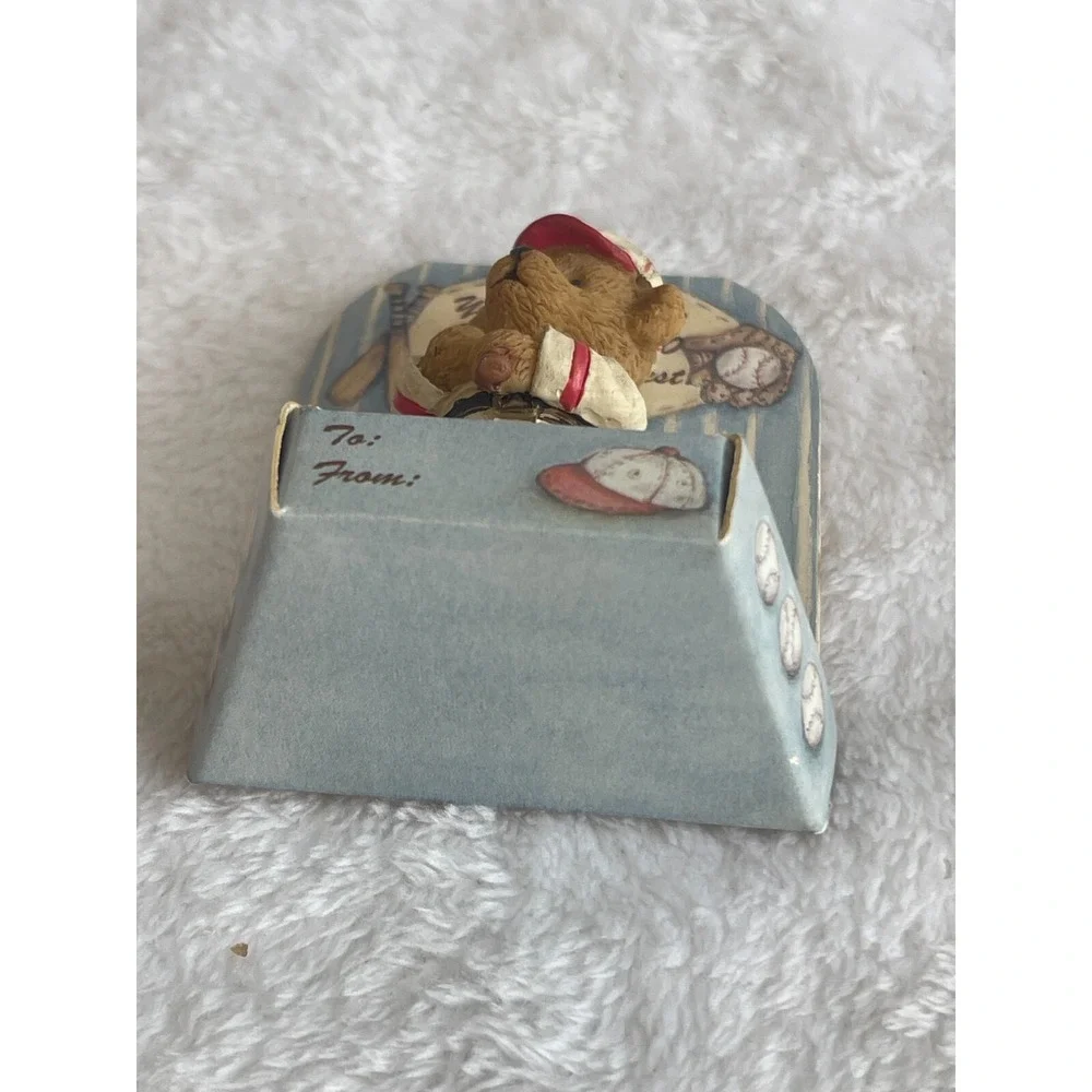 Collectible Baseball Bear Figurine‎ You're The Best, Bat 1000, Desk Decor